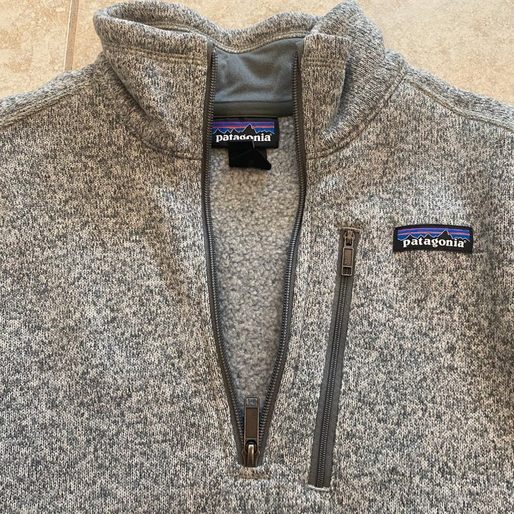 Gray Quarter Zip Pullover - image 4